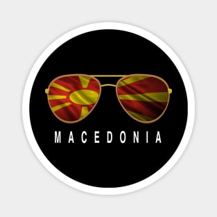 Macedonia Sunglasses, Macedonia Flag, Macedonia gift ,   Macedonian , Magnet